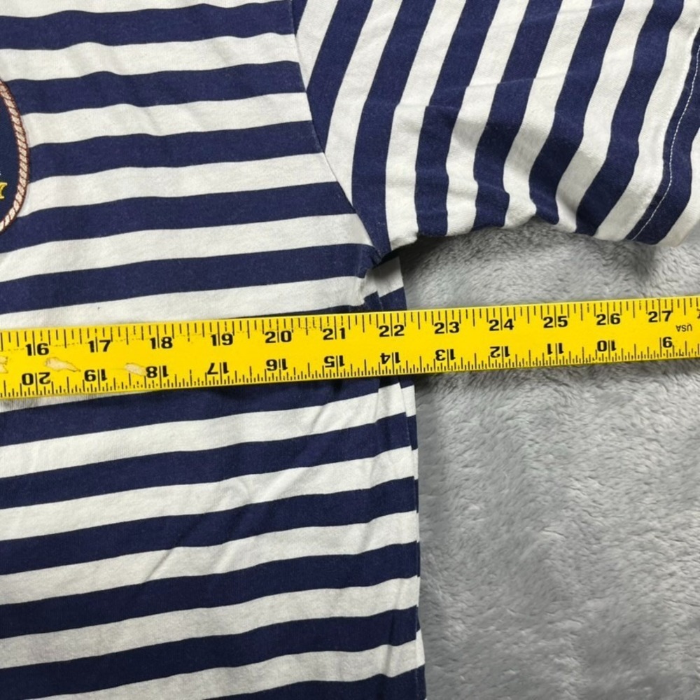 VTG Bounty Cruises Sydney T-Shirt XL Nautical Marine Striped Rugby Style - Picture 3 of 9
